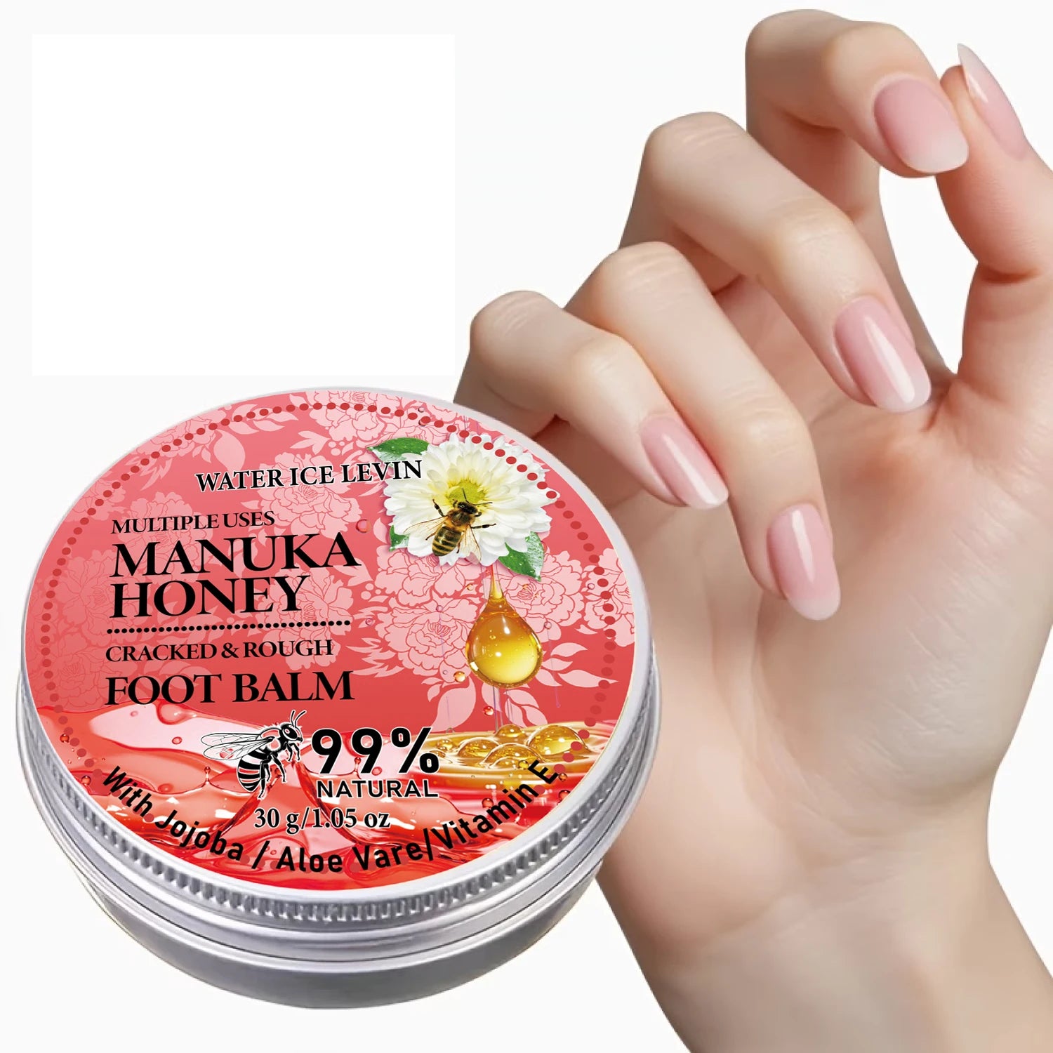 Manuka Honey Foot Balm Cracked Heel Repair Moisturizing Cream 30g - 10