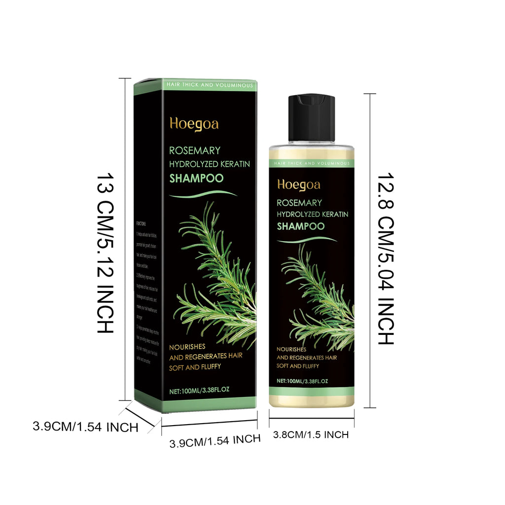 Rosemary Hydrolyzed Keratin Thickening and Moisturizing Hair Shampoo