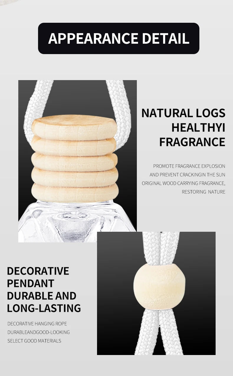 4 Pack Car Air Freshener Hanging Diffuser Interior Fragrance Set