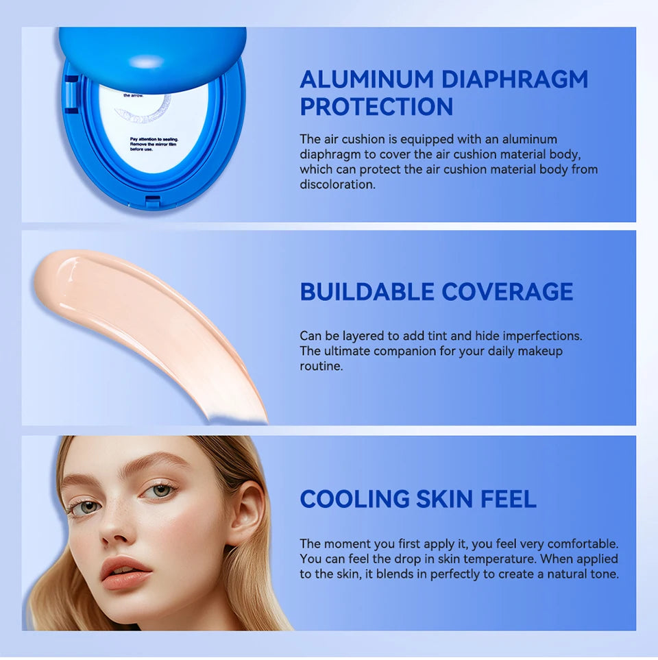 Long-Lasting Cushion Foundation with Sun Protection
