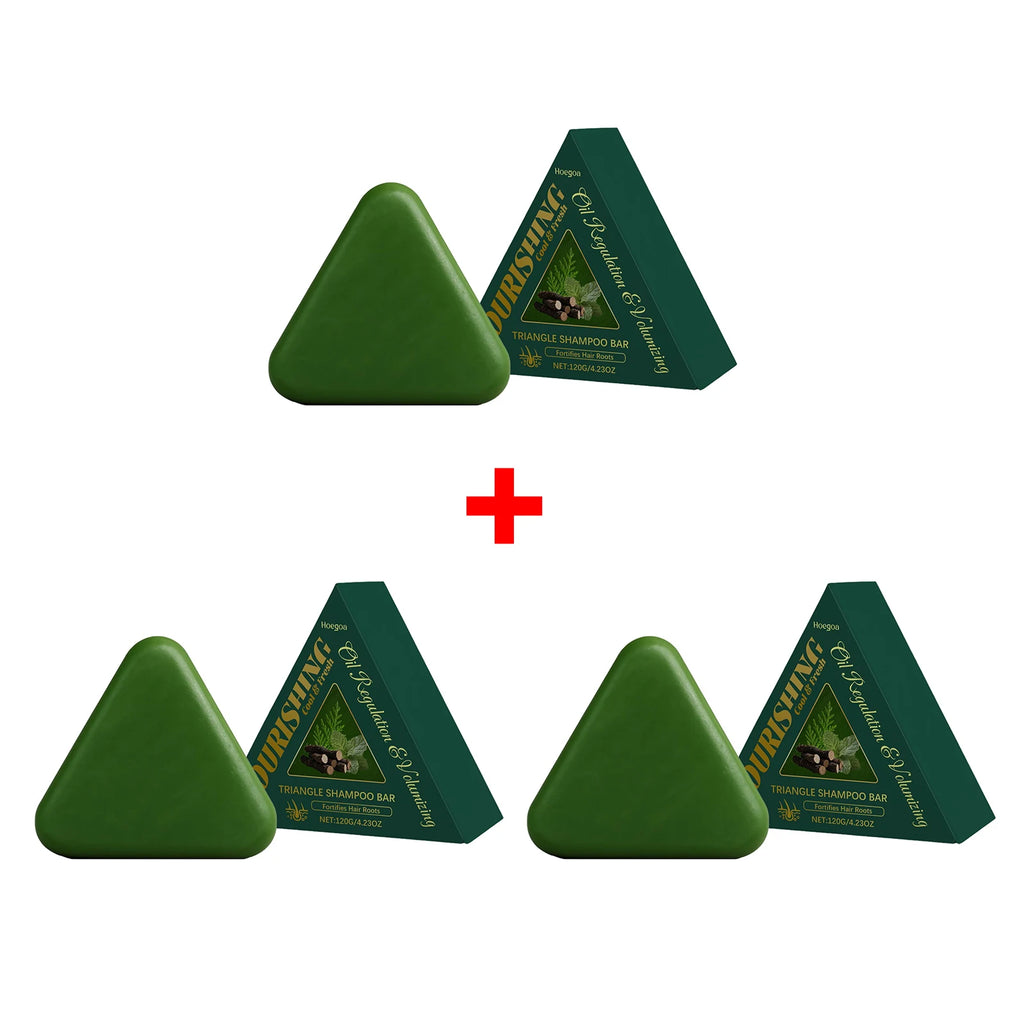 Herbal Hair Growth Shampoo Bar for Anti-Hair Loss and Scalp Care