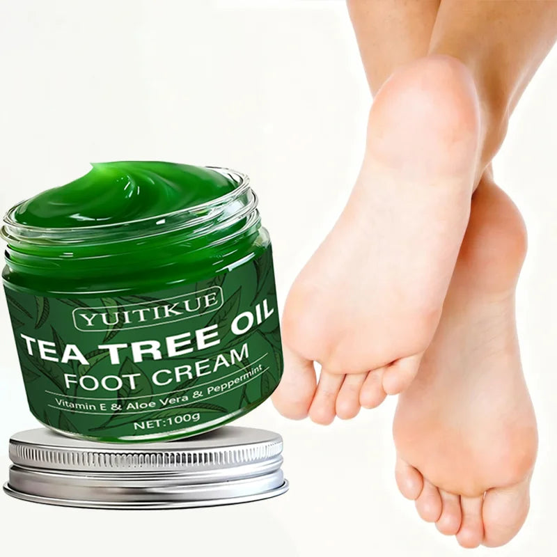 YUITIKUE Tea Tree Oil Foot Cream Moisturizing Repair Treatment 100g - 3