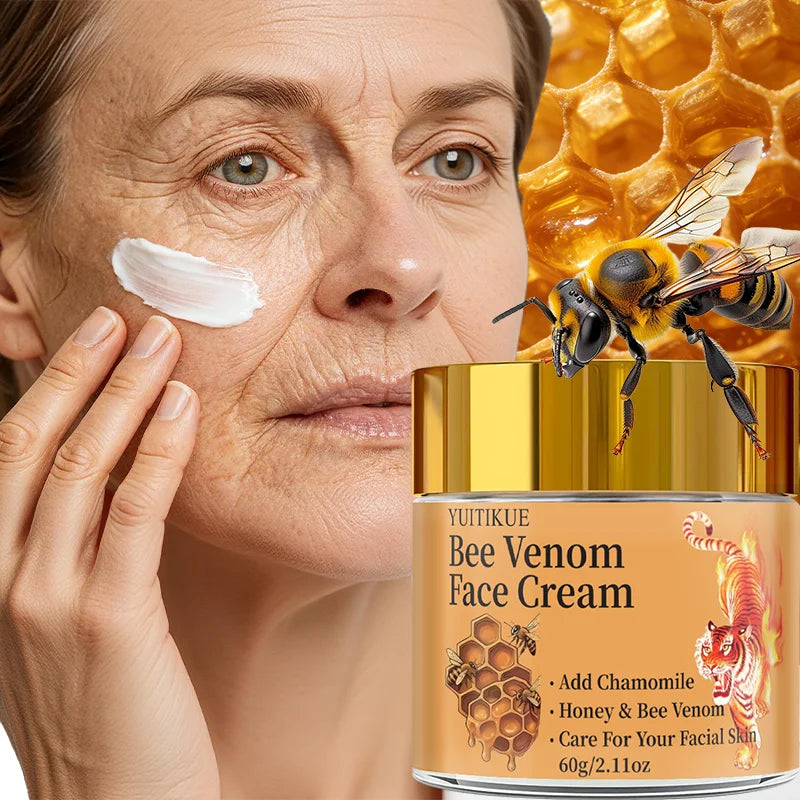 Bee Venom Face Cream Anti Aging Moisturizer Firming Skin Care 60g