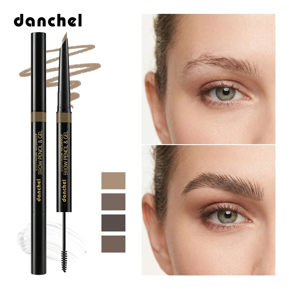 2-in-1 Waterproof Eyebrow Pencil and Sculpting Gel