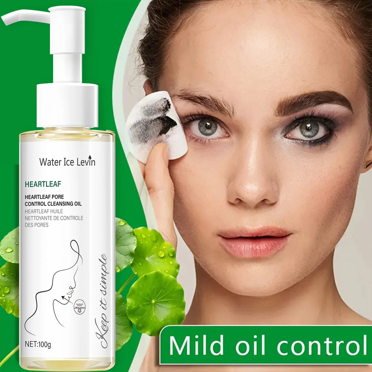 Heartleaf Pore Control Cleansing Oil Niacinamide Face Wash 100g