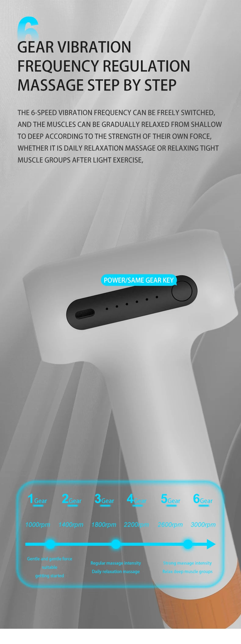 Dual-Head Percussion Massage Gun for Deep Tissue Muscle Relief - 9