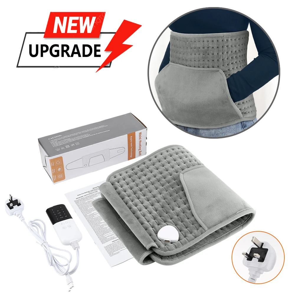 Electric Heating Waist Belt with Adjustable Temperature and Timer
