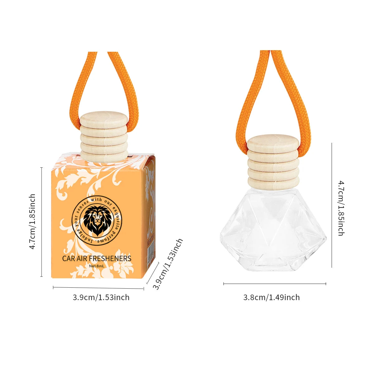 Long Lasting Car Air Freshener Hanging Fragrance Diffuser - 4