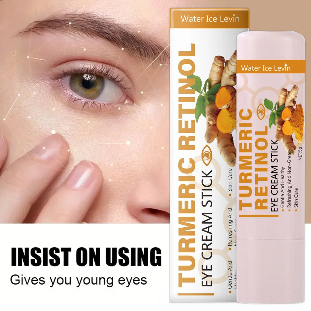Turmeric Retinol Eye Cream Stick Anti Aging Dark Circle Remover