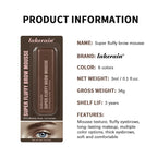 Volumizing Eyebrow Mousse Gel for Fuller Brows