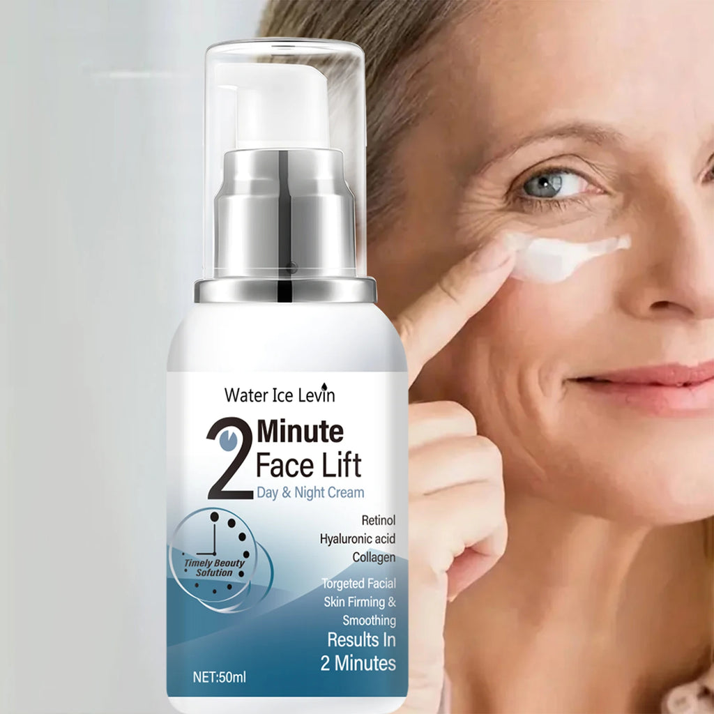 Water Ice Levin 2 Minute Face Lift Anti Aging Day and Night Cream