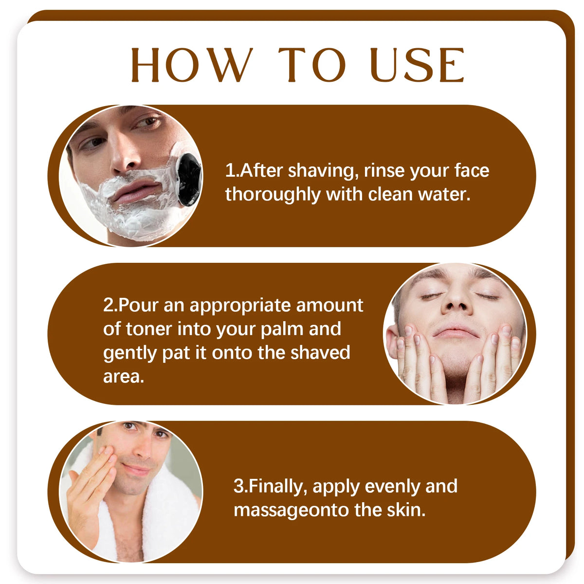 Yurhersu Sandalwood After Shave Beard Toner for Men 120ml