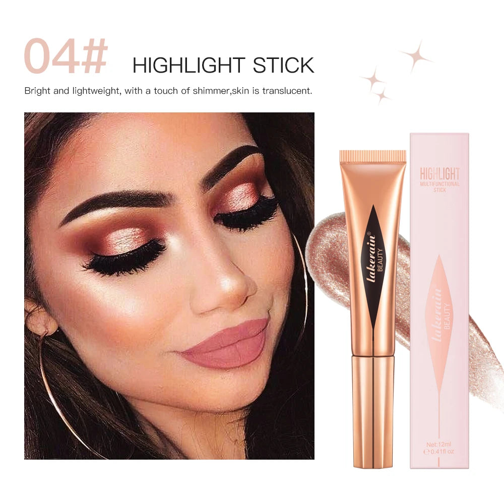 Liquid Face Contour and Highlighter Wand with Cushion Applicator