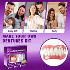 Comfort Fit Silicone Cosmetic Dentures for Instant Smile