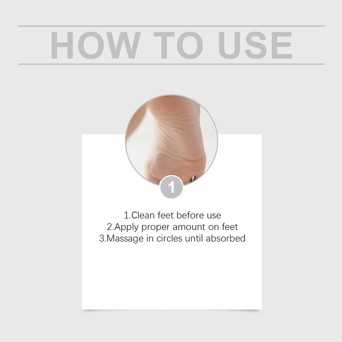 Tea Tree Oil Moisturizing Foot Cream for Cracked Heels