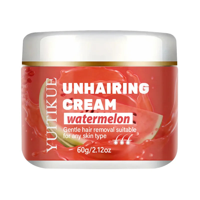 YUITIKUE Watermelon Hair Removal Cream Depilatory Body Treatment 60g - 7