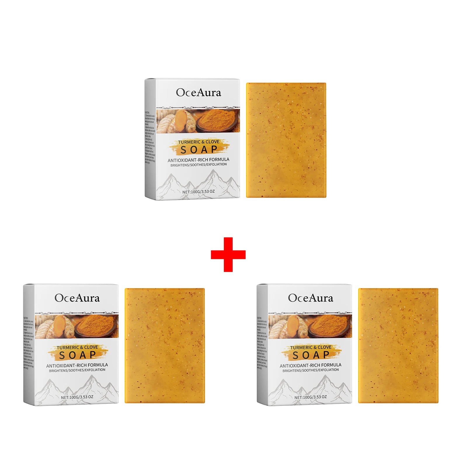 Turmeric and Clove Exfoliating Soap Bar for Face and Body - 13