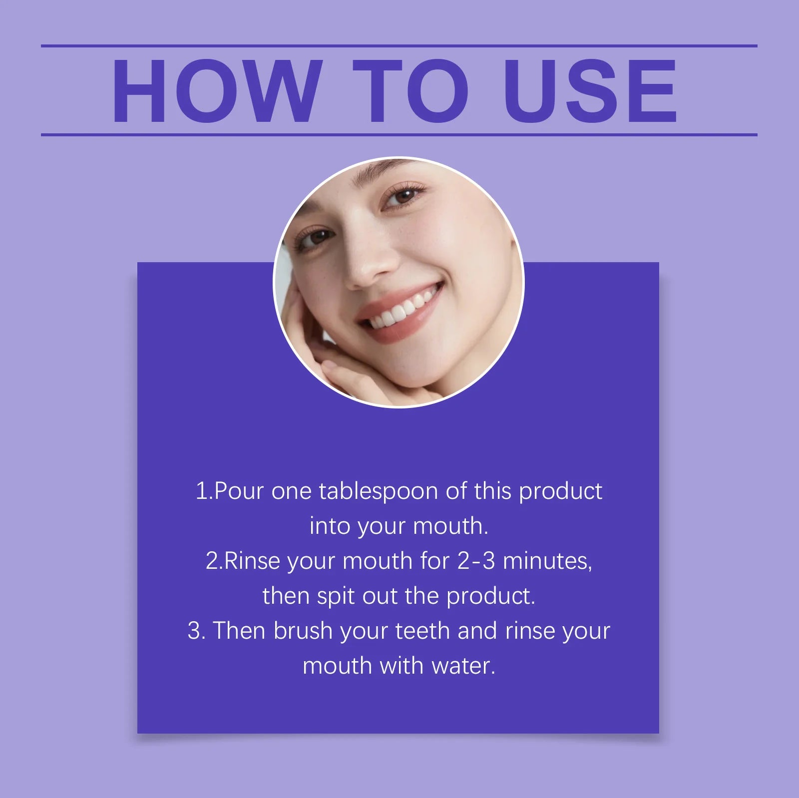 Portable Purple Mouthwash Sachets for Fresh Breath - 12