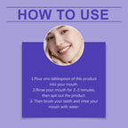 Portable Purple Mouthwash Sachets for Fresh Breath