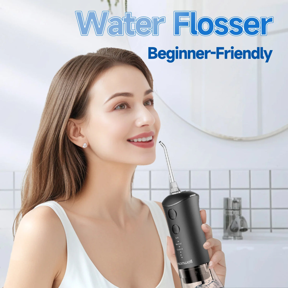 Portable Rechargeable Water Flosser for Teeth Cleaning