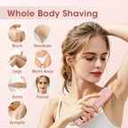 Waterproof Electric Shaver for Women - Cordless Hair Remover