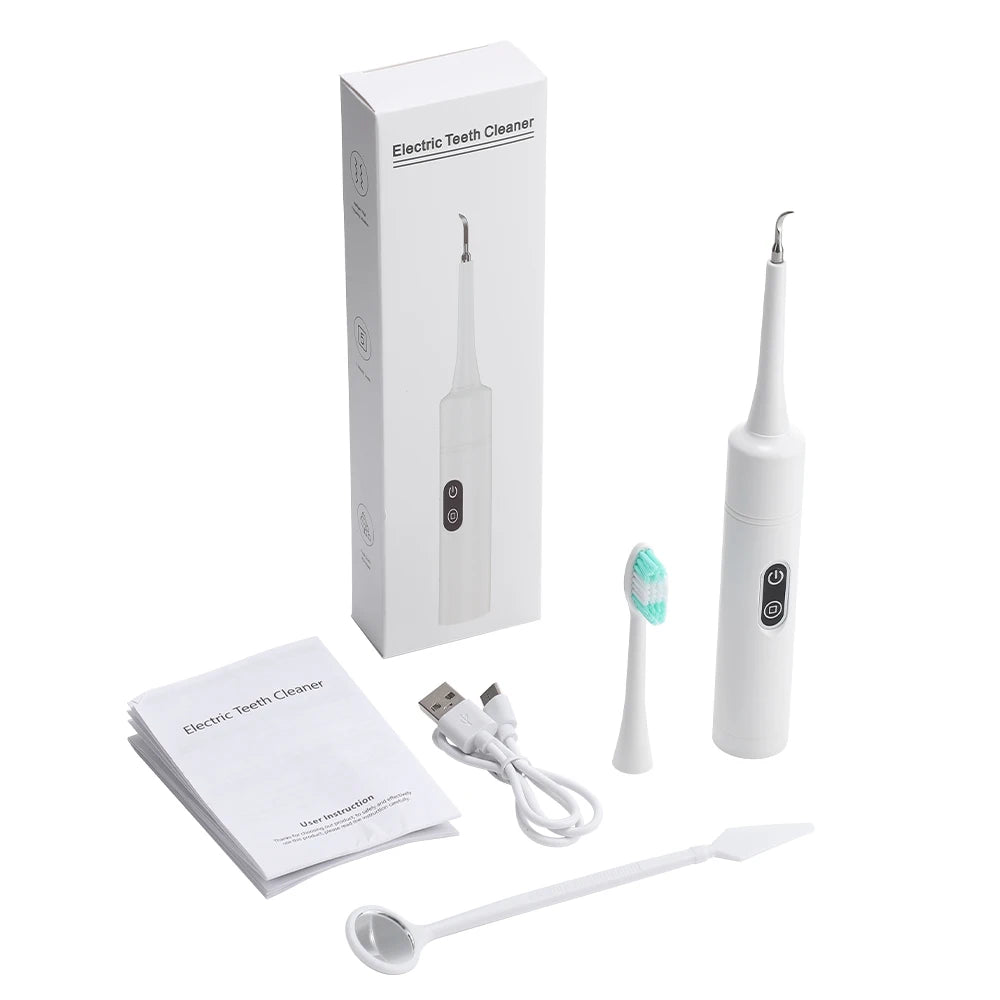 Electric Sonic Teeth Whitening and Plaque Removal Kit