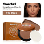 Matte Bronze Pressed Powder for Natural Sun-Kissed Look