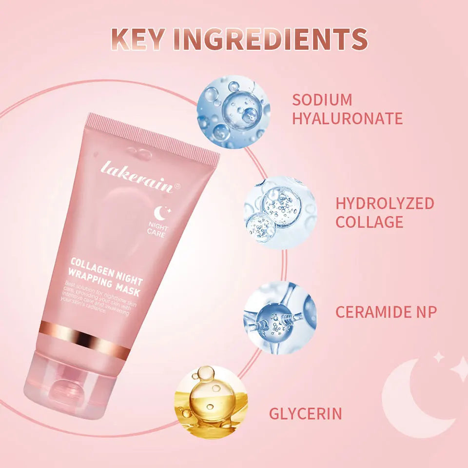 Collagen and Turmeric Overnight Wrapping Peel Off Face Mask Duo