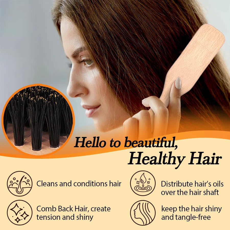 Goiple Biotin Rosemary Hair Wax Stick and Styling Brush Set - 12