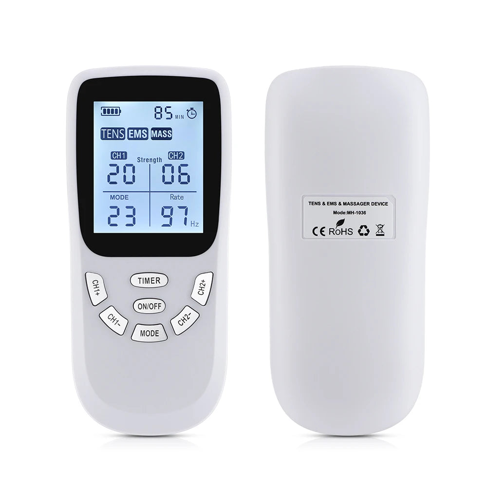 Digital TENS EMS Muscle Stimulator for Pain Relief and Recovery