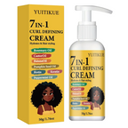 7 in 1 Curl Defining Hair Styling Cream with Rosemary and Castor Oil 50g
