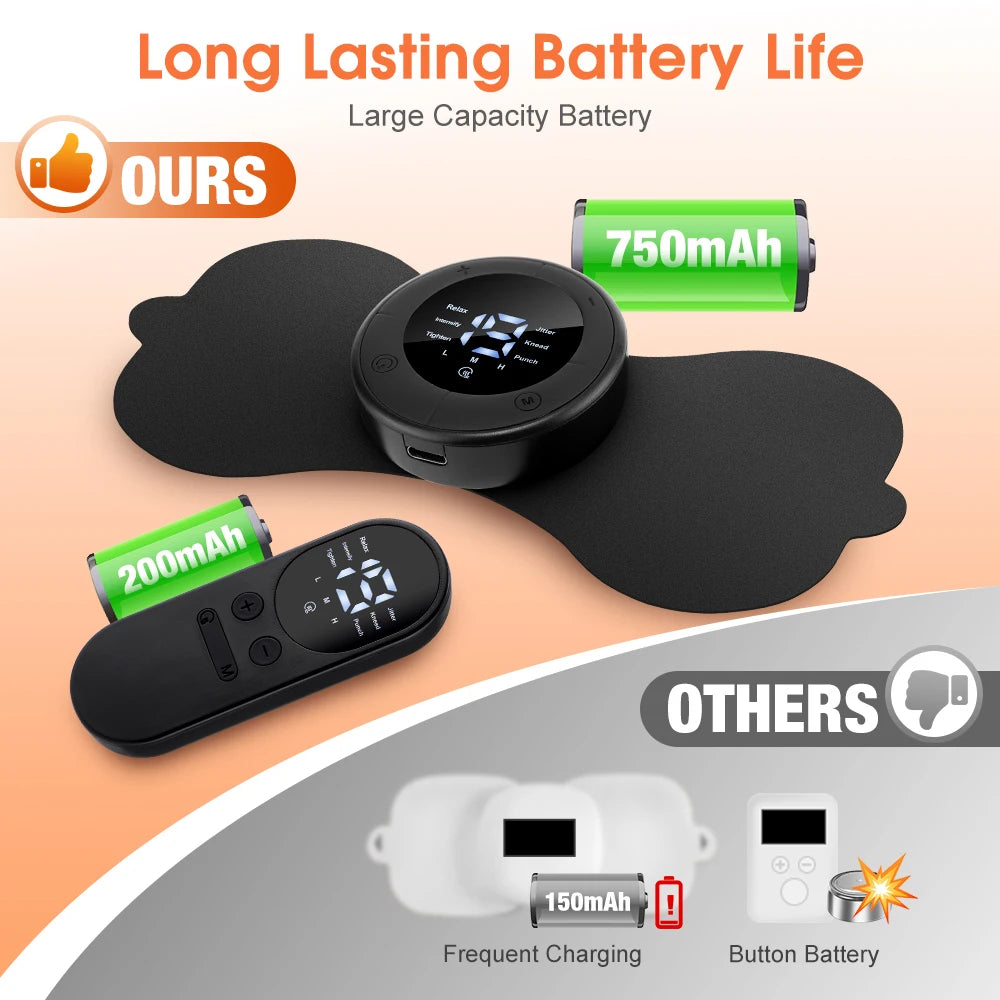Portable Electric Body Massage Patch with 8 Modes - 22