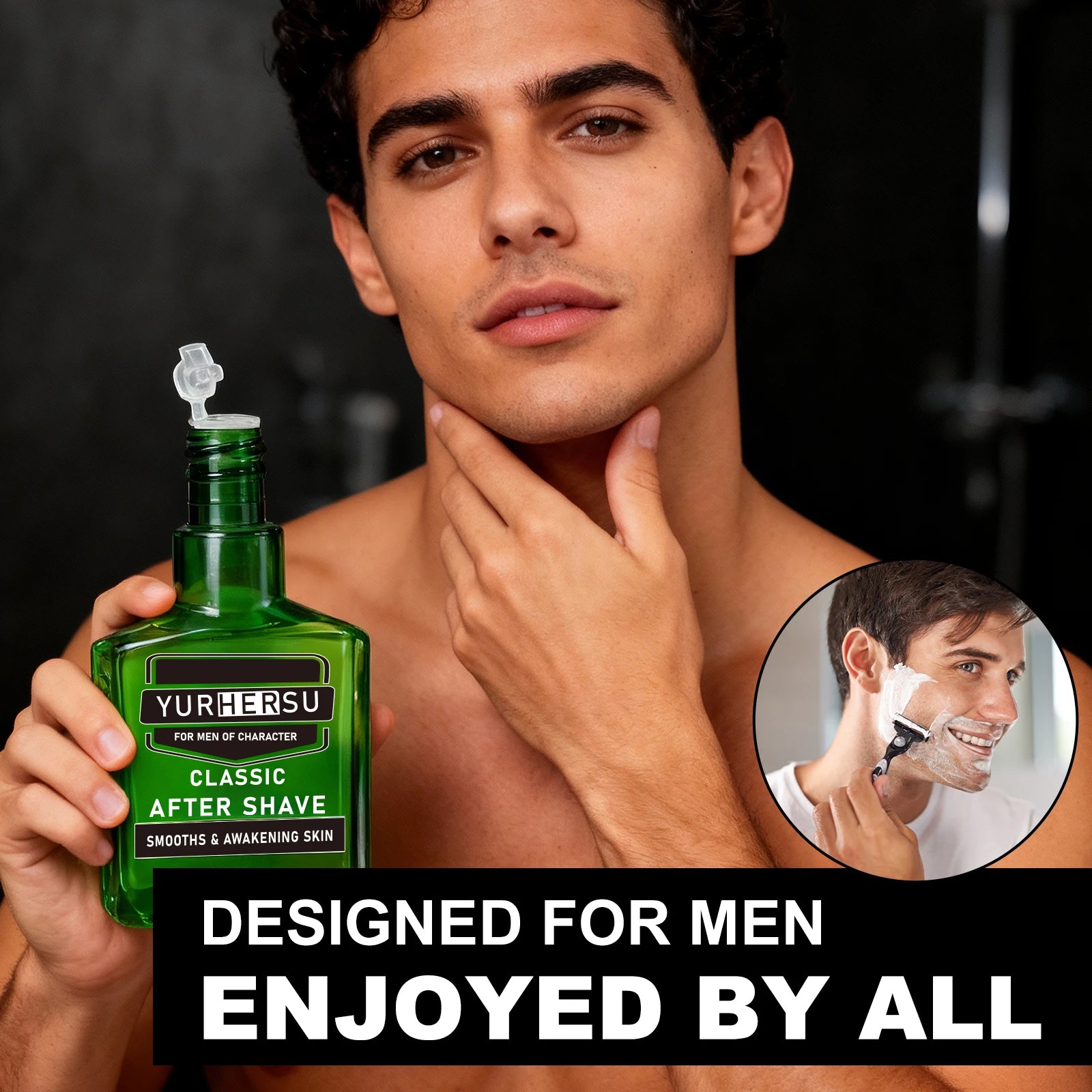 YURHERSU Natural After Shave Toner Alcohol Free Soothing Skin Hydrator - 6