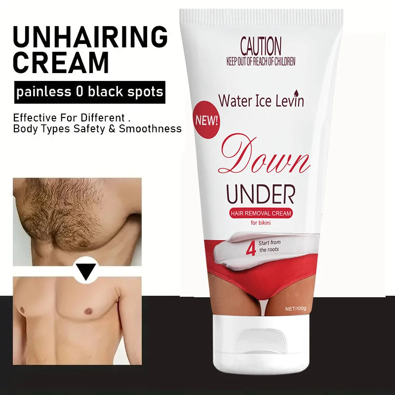 Water Ice Levin Gentle Hair Removal Cream for Sensitive Skin 100g - 5