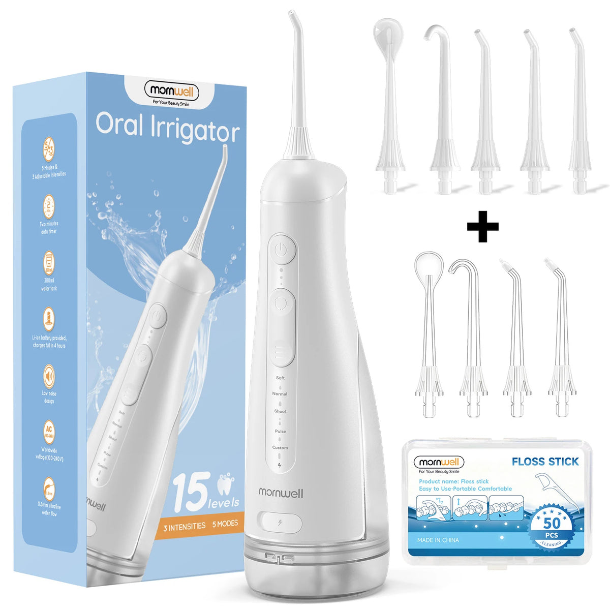 Cordless Water Flosser for Teeth and Braces