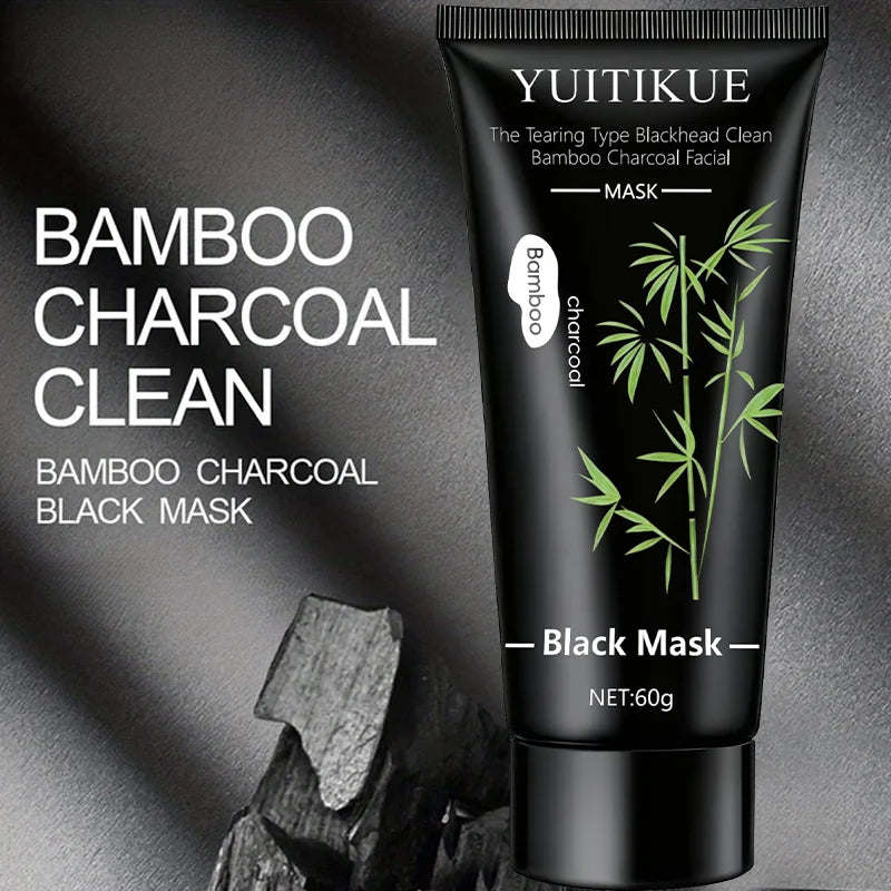 YUITIKUE Bamboo Charcoal Black Mask - Deep Pore Cleansing Peel Off Mask - 4