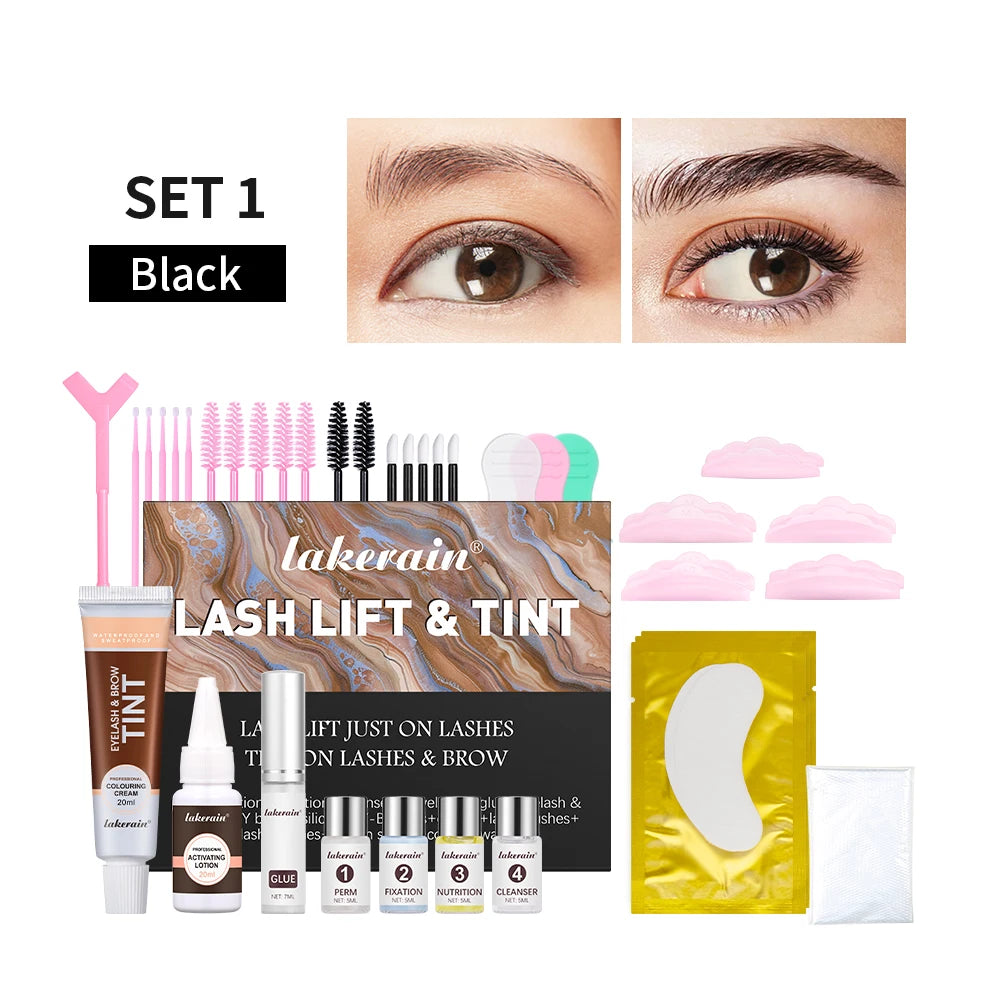 Professional Eyelash Lift and Brow Tinting Home Kit - 1