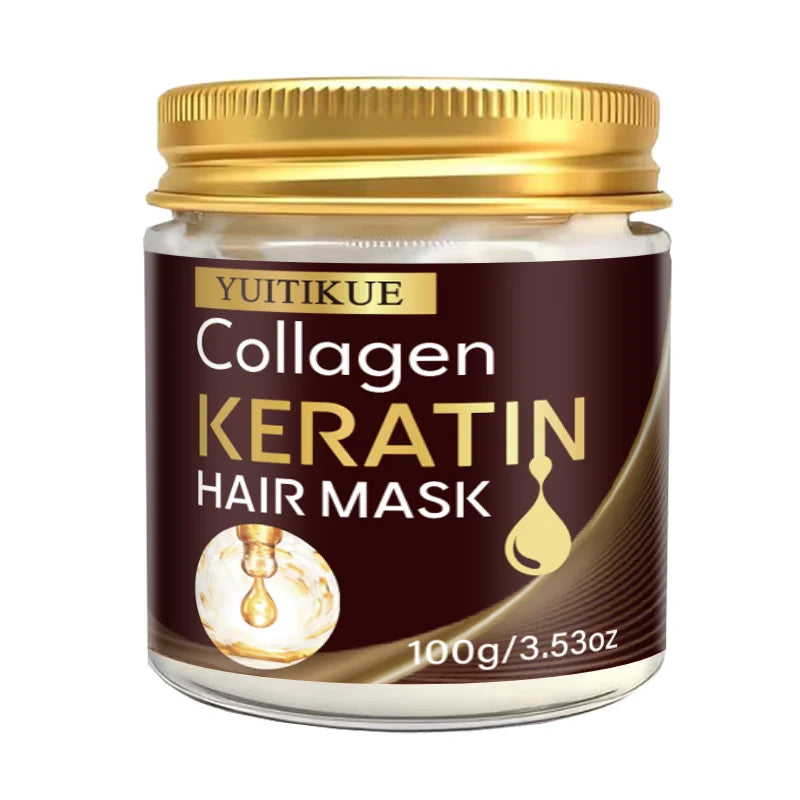 Collagen Keratin Hair Mask 100g Deep Repair Treatment - 15