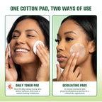 Brightening and Moisturizing Daily Facial Toner Pads