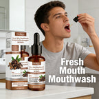 Clove Mint Mouthwash for Bad Breath and Oral Hygiene