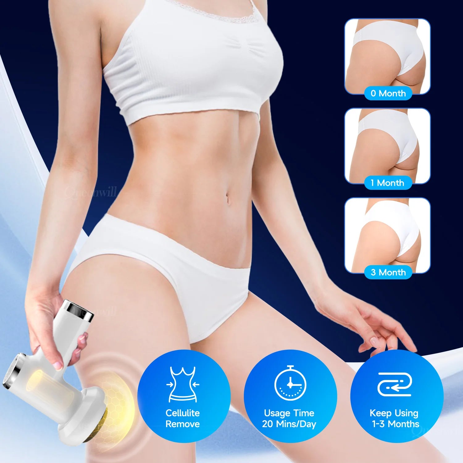 Portable Body Shaping Massager for Muscle Relaxation and Fitness - 3