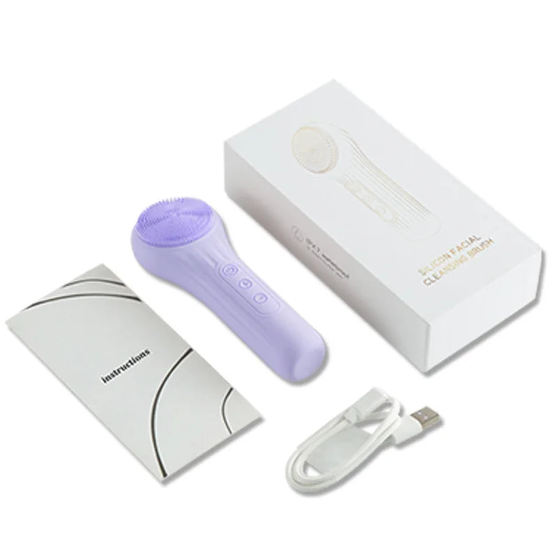 Sonic Electric Facial Cleansing Brush for Skin Exfoliation - 18