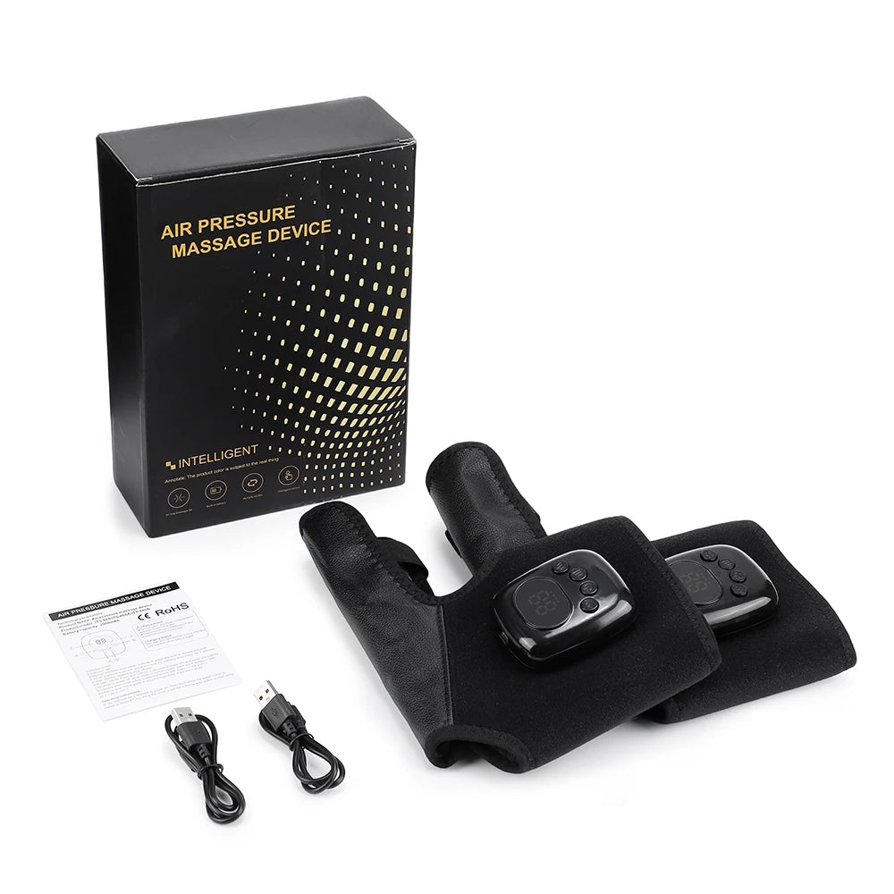 Heated Air Compression Wrist Massager for Pain Relief - 32