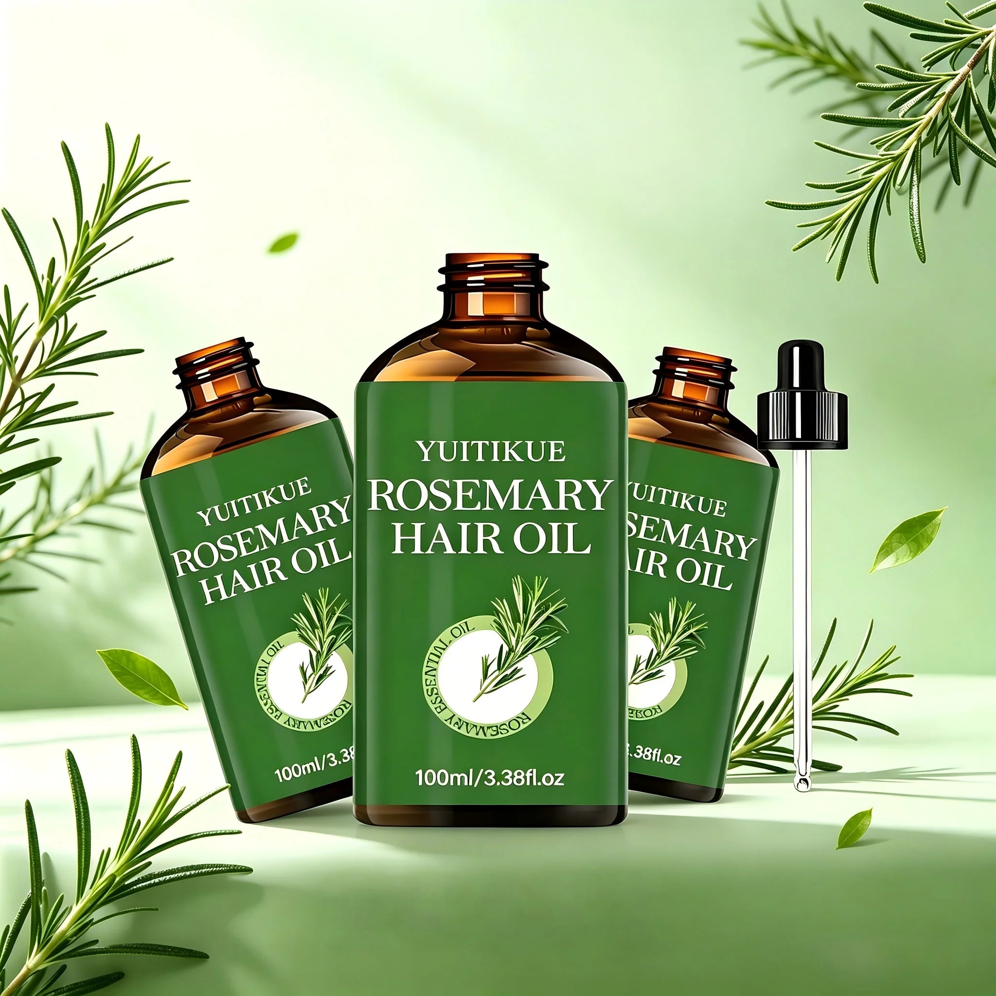 Rosemary Essential Oil 100ml for Hair Growth and Scalp Care