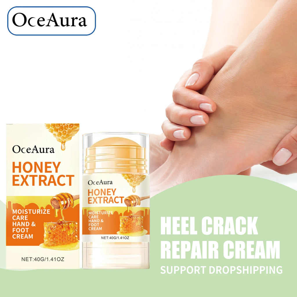 Moisturizing Honey Heel Balm for Dry Cracked Skin Repair
