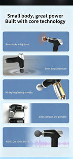 Portable Deep Tissue Percussion Massage Gun for Muscle Recovery