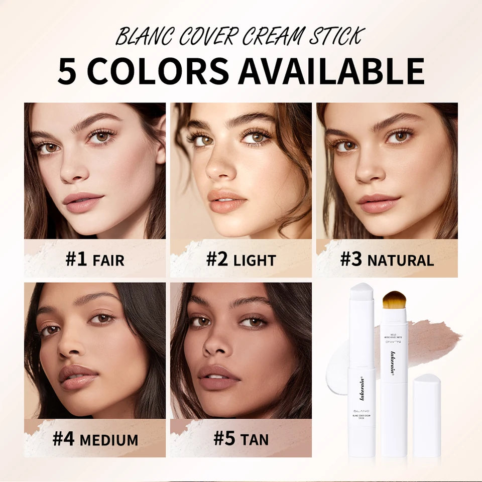 Color-Adapting Foundation Stick with Built-in Blending Brush - 8