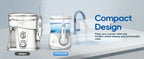 Electric Water Flosser for Teeth with 8 Nozzles and 10 Pressure Settings