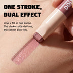 2-in-1 Lip Liner and Matte Lipstick for Long-Lasting Wear