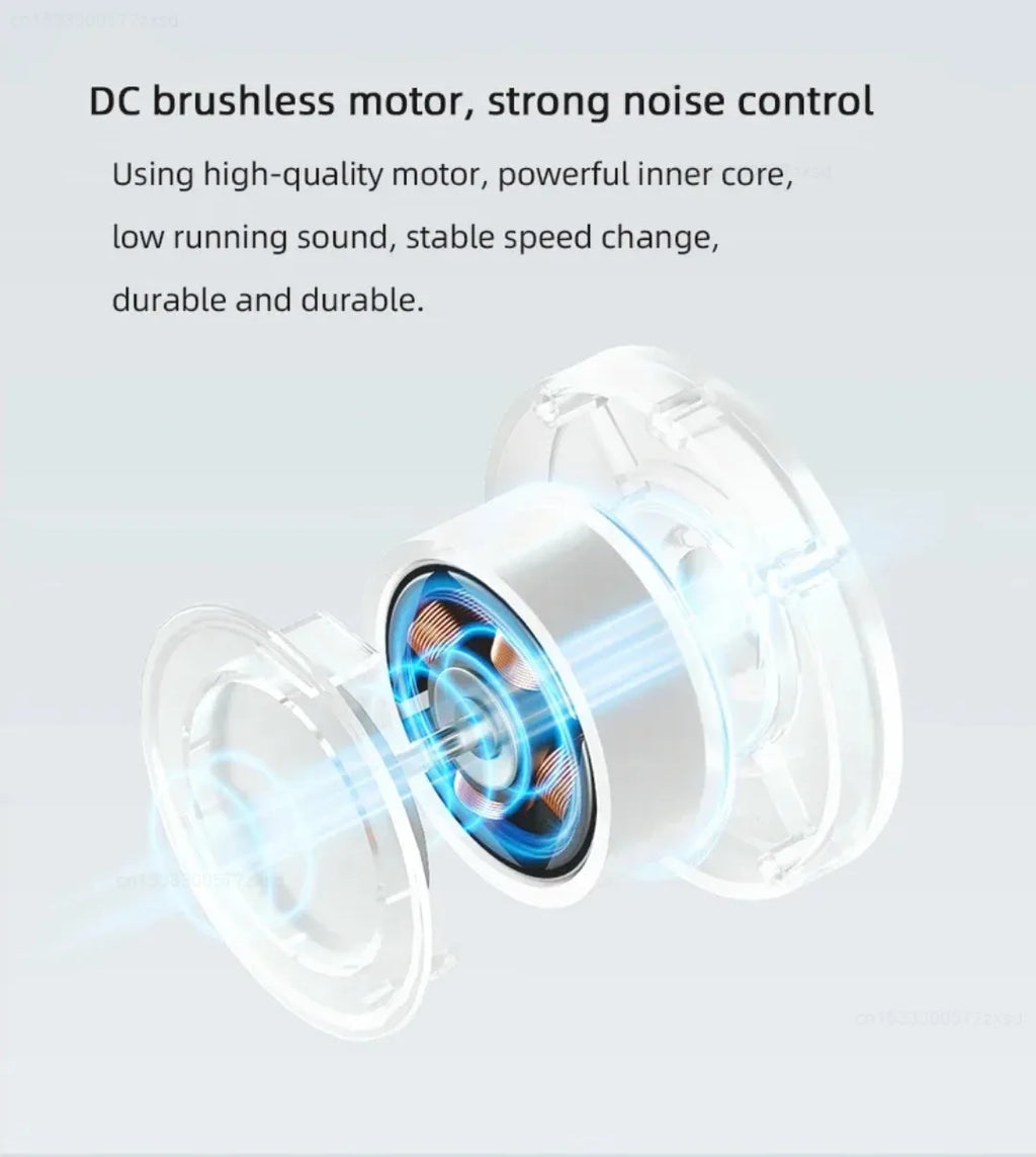 Mijia Portable Desk Fan Rechargeable USB Handheld Cooling Mini Fan